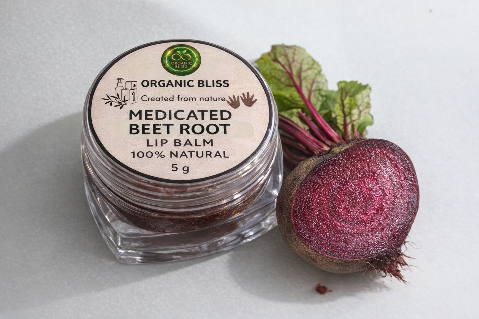 Beet root lip balm